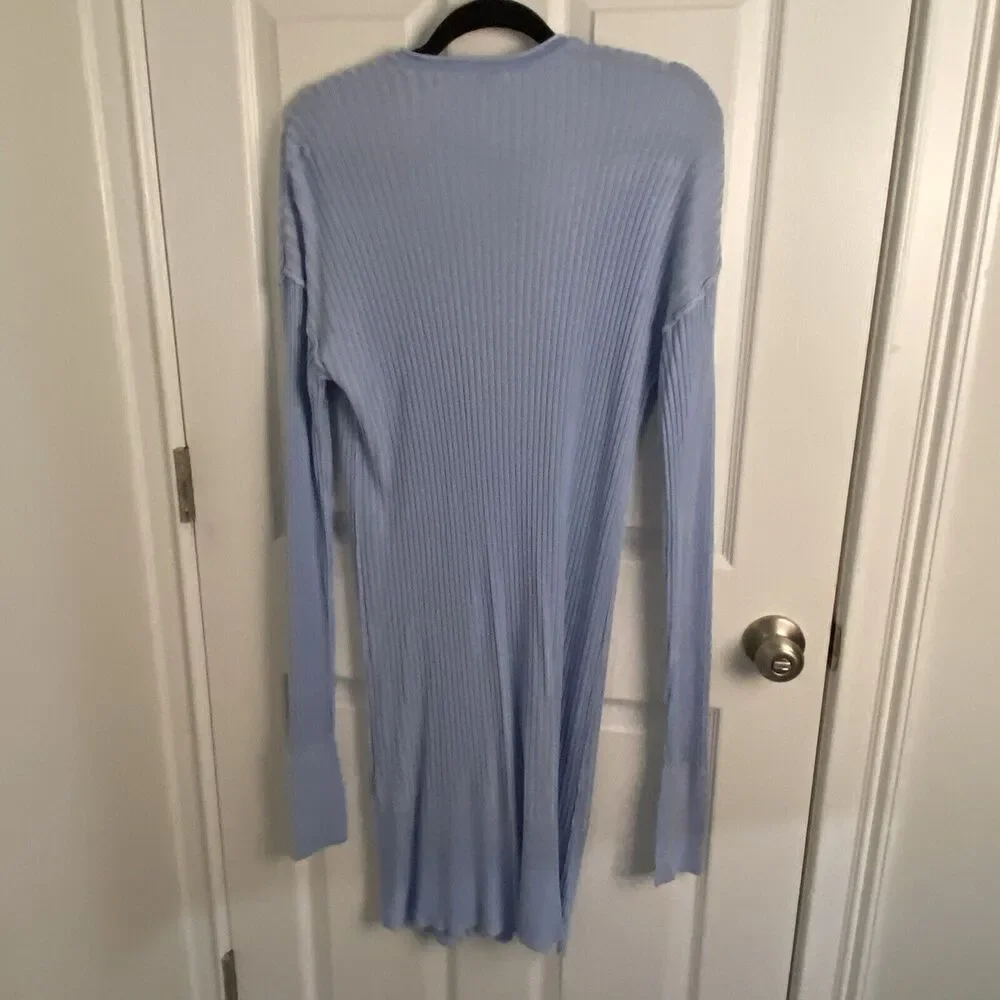 Free People Carly Cardi 2pc Set Womens Size Large Cardigan Ribbed With Tube Top